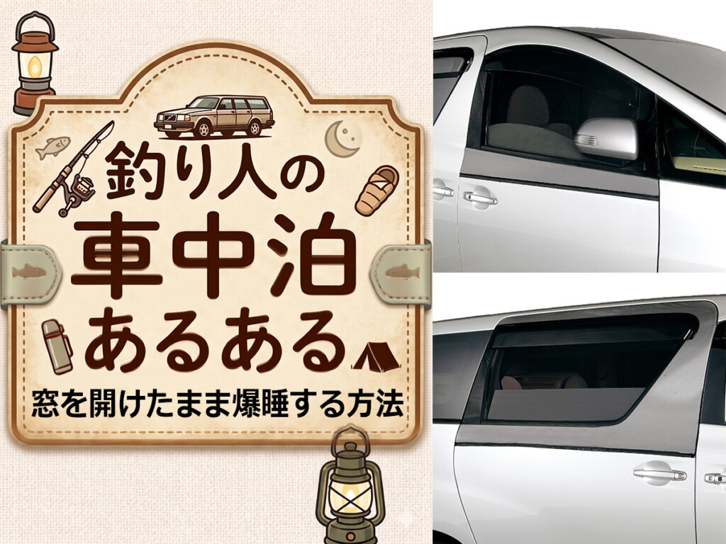 釣り車中泊あるある】夏の蚊と蒸し暑さにサヨナラ！がまかつ「ウィンド